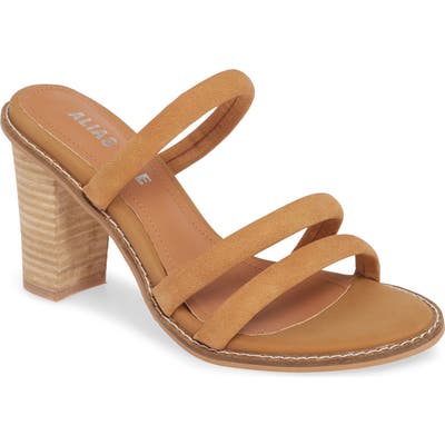 Alias Mae Evita Strappy Slide Sandal, Beige