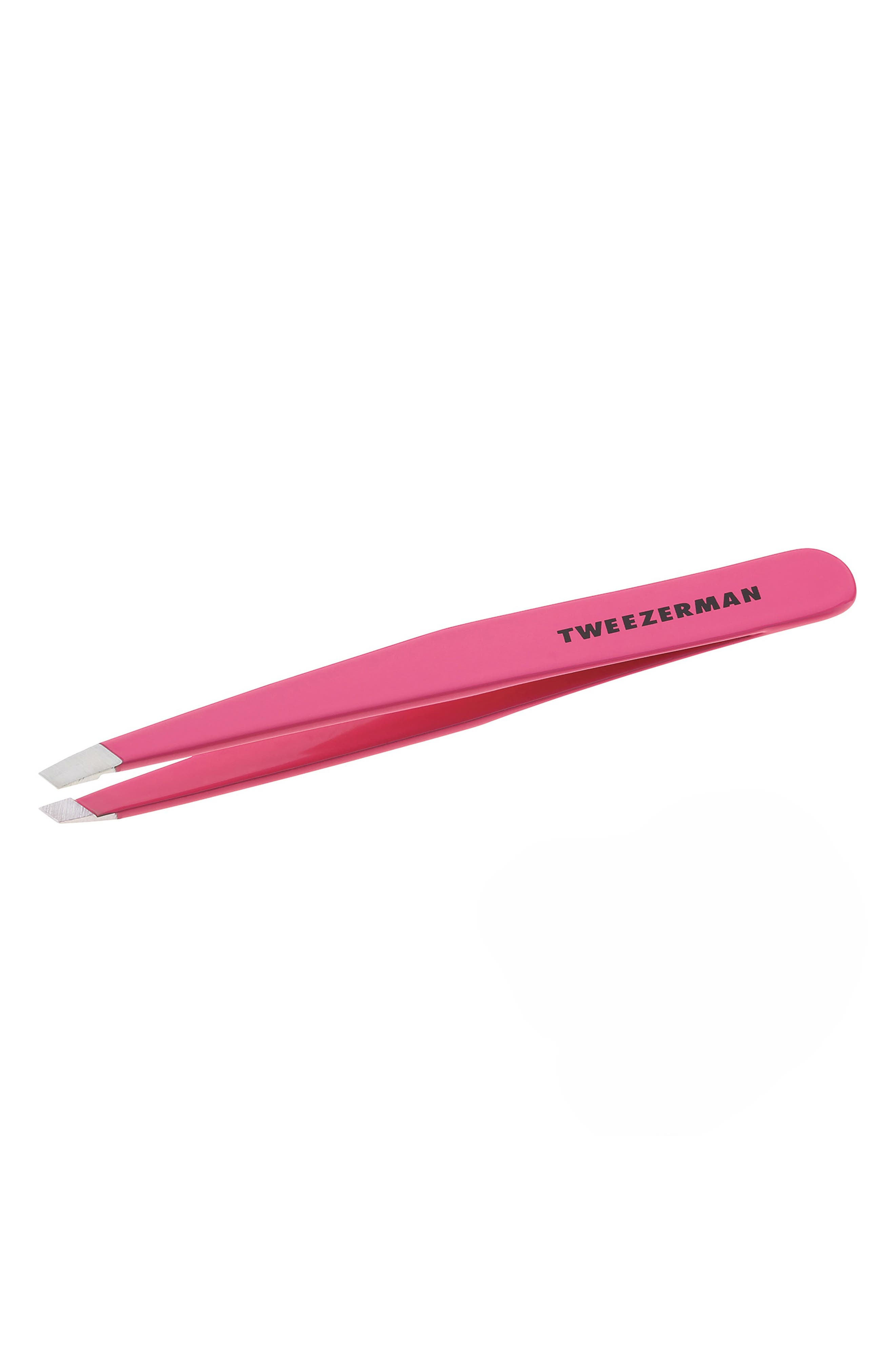 TWEEZERMAN Slant Tweezers in Pretty In Pink 