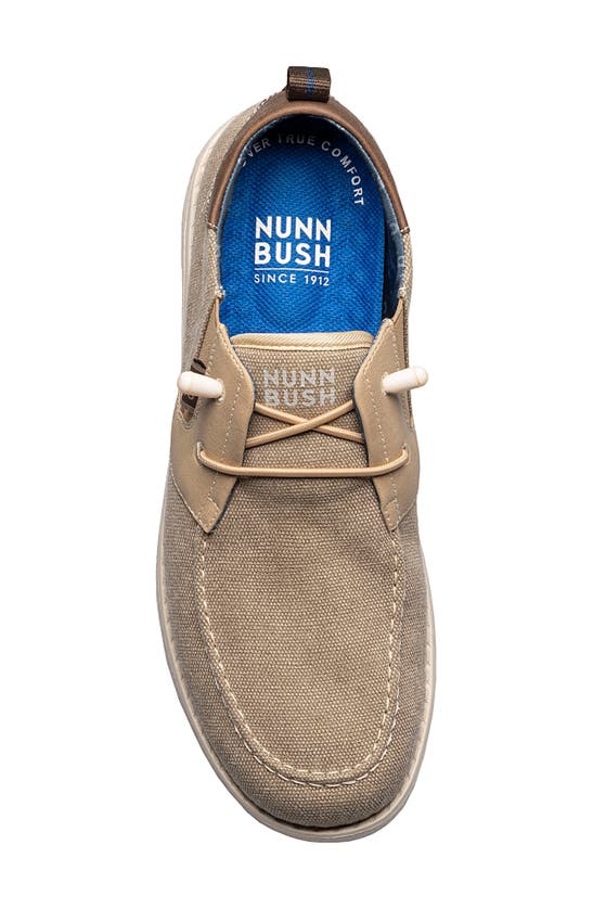 Shop Nunn Bush Brewski Moc Toe Shoe In Stone