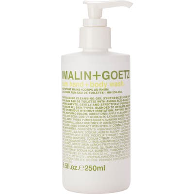 Malin+Goetz Rum Hand & Body Wash With Pump