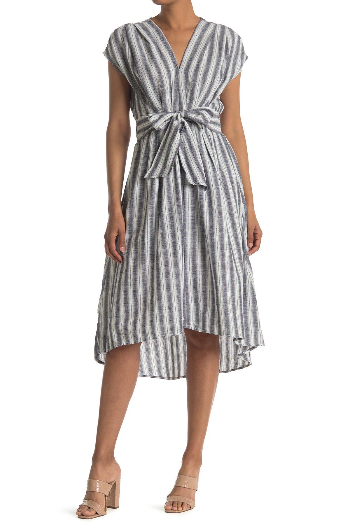 max studio striped dress