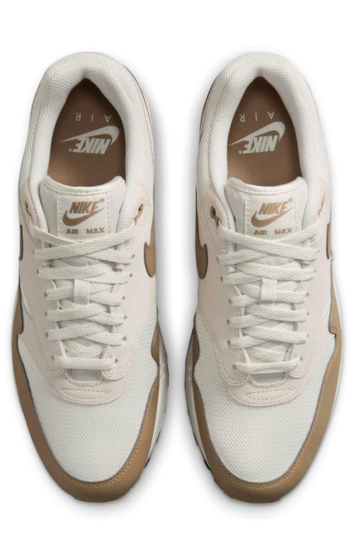 Shop Nike Air Max 1 Essential Sneaker In Phantom/khaki/light Brown