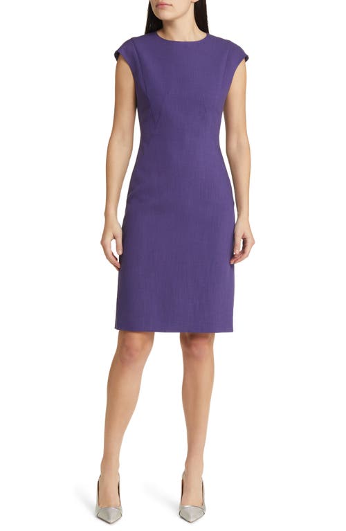 BOSS Dironah Sheath Dress Mulberry Purple at Nordstrom,