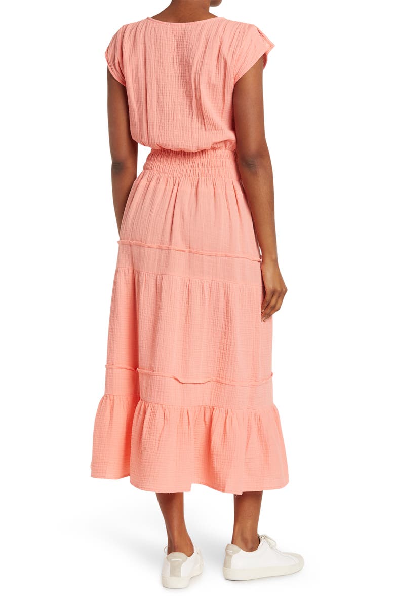 Maisie Gauze Smocked Midi Dress Nordstromrack Maisie Gauze Smocked Midi Dress Nordstromrack