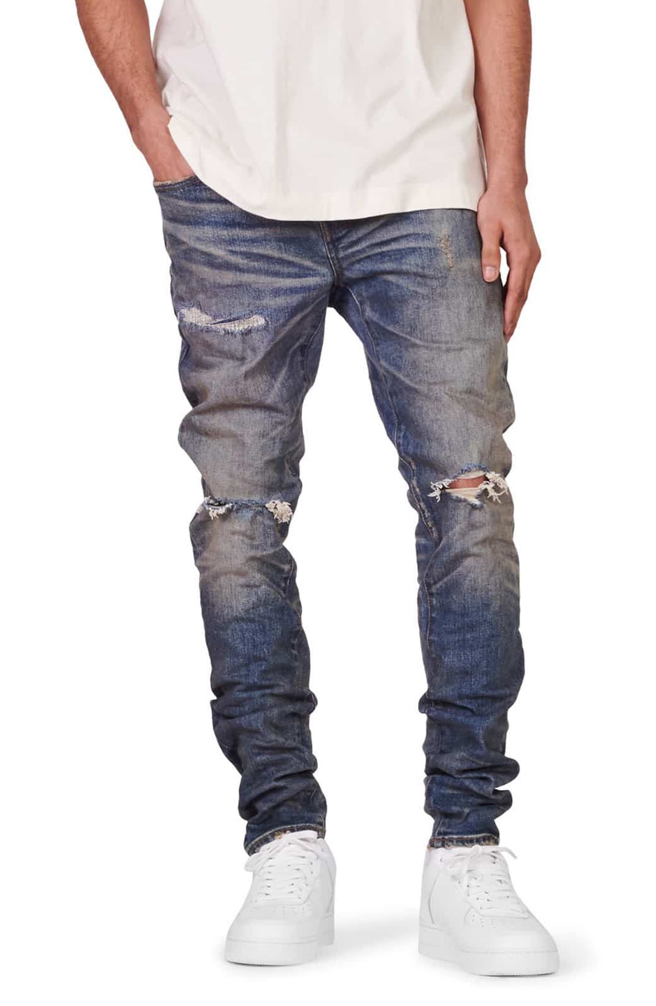 PURPLE BRAND PURPLE Frayed Skinny Fit 