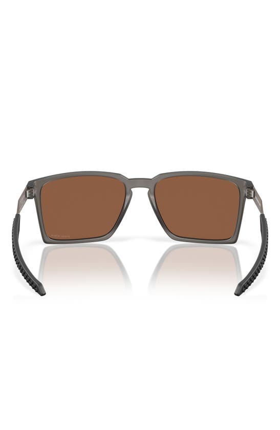 Oakley Exchange Sun 56mm Polarized Rectangular Sunglasses In Smoke