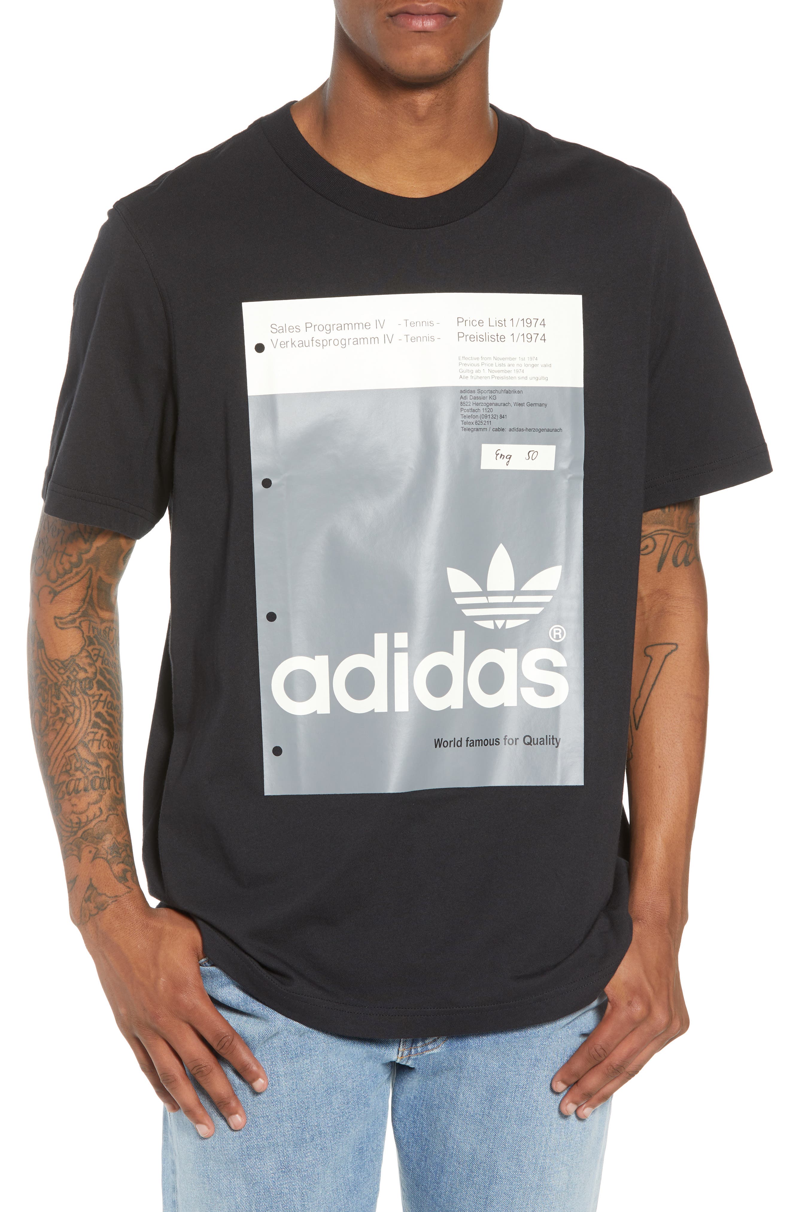 adidas t shirt price list