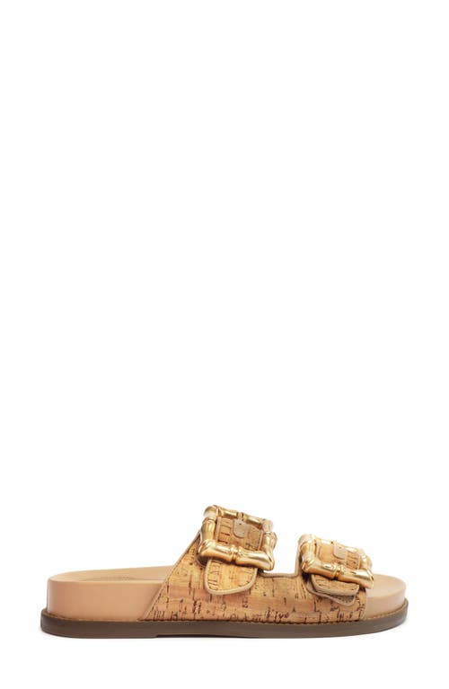 Shop Schutz Enola Slide Sandal In Light Wood