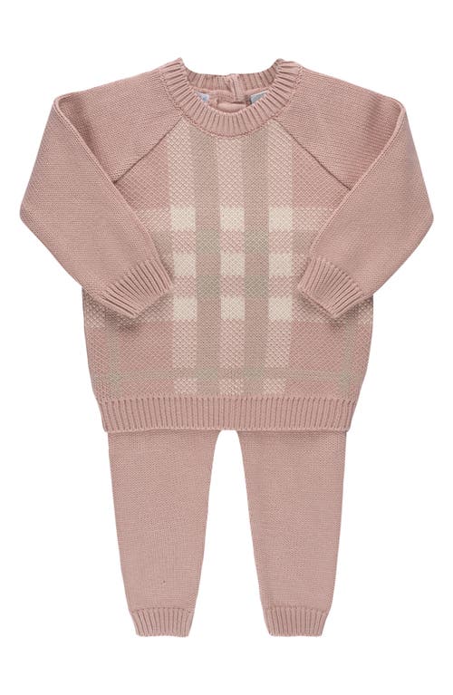 Feltman Brothers Plaid Cotton Sweater & Pants Set at Nordstrom,