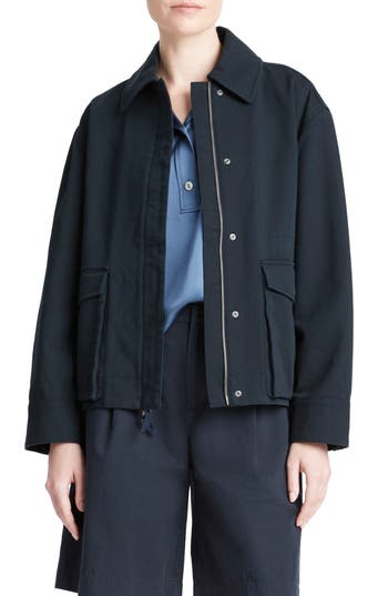 Vince Jacke Aus Twill Aus Einer Baumwollmischung In Coastal