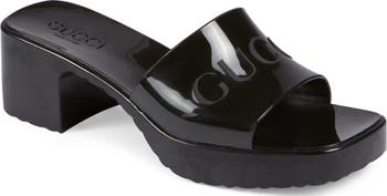 Gucci Logo Platform Slide Sandal (Women) | Nordstrom