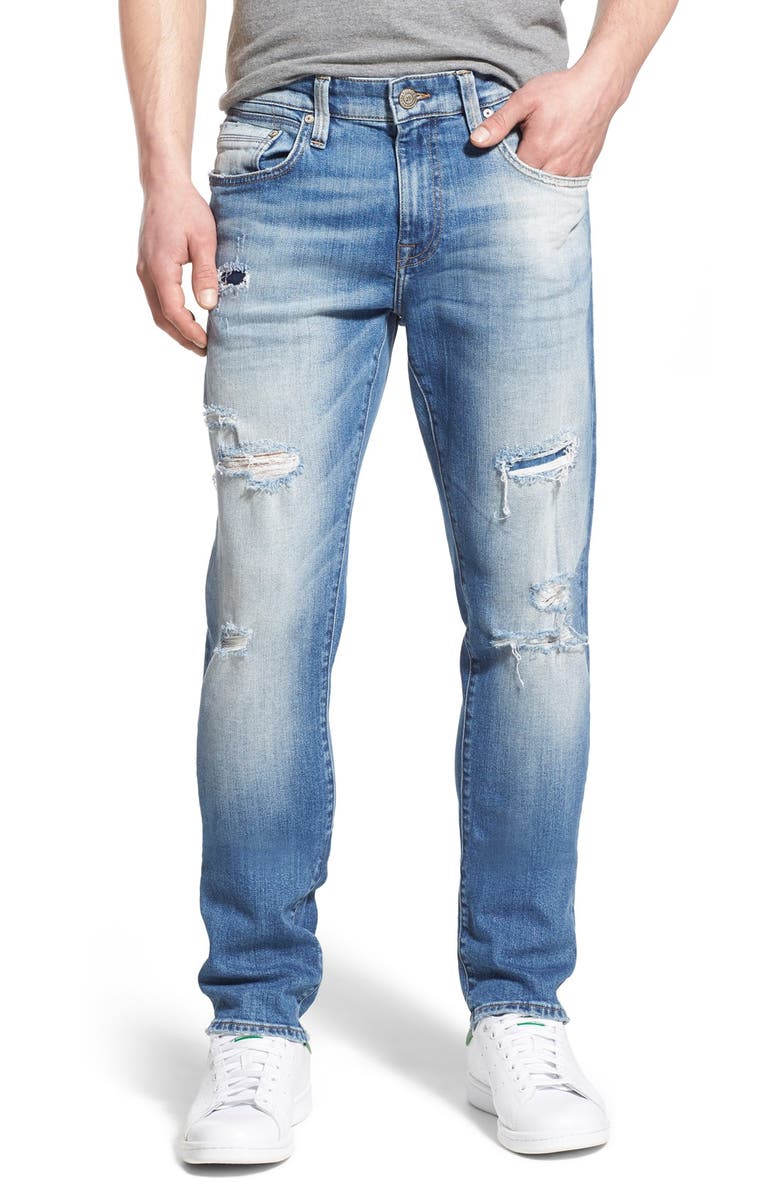 Mavi Jeans 'Jake' Slim Straight Leg Jeans (Mid Patched Williamsburg ...