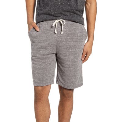 Threads 4 Thought Garrett Tie Waist Slim Fit Fleece Shorts, Grey