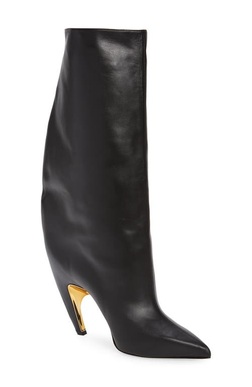 Iconic Armadillo Knee High Boot in Black