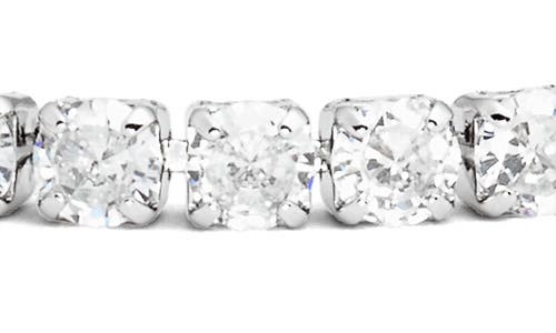 Nordstrom Cubic Zirconia Tennis Bracelet In Clear- Silver