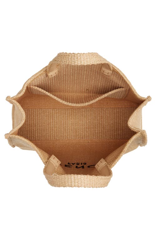 Shop Givenchy Soft Raffia G-tote In 101-natural