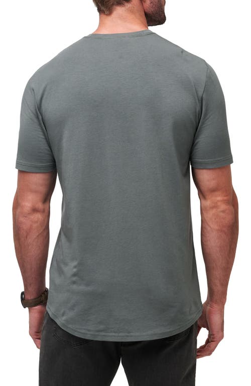 Shop Travismathew Cloud Crewneck T-shirt In Dark Olive