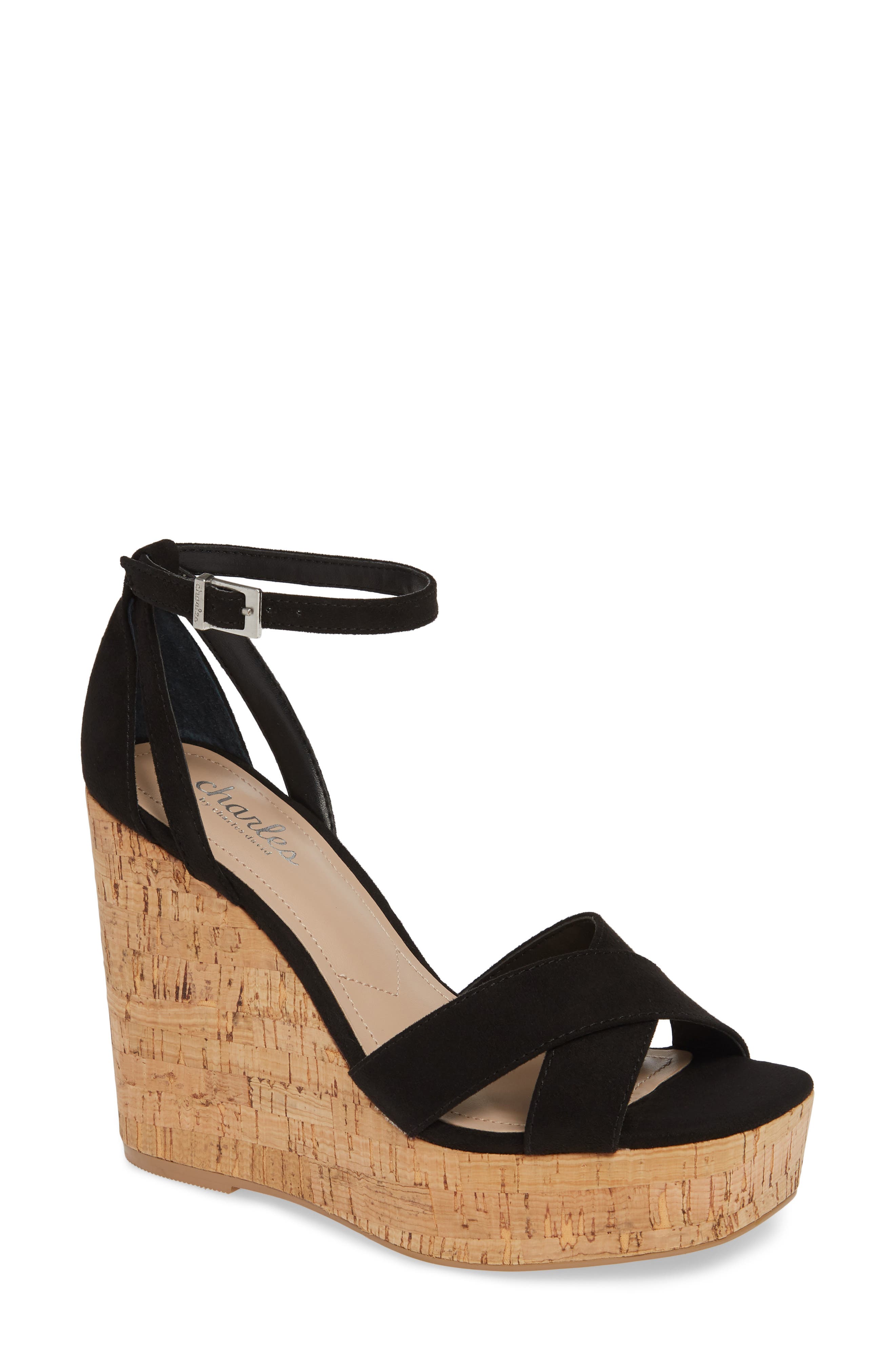 Charles By Charles David Dempsey Platform Wedge Sandal