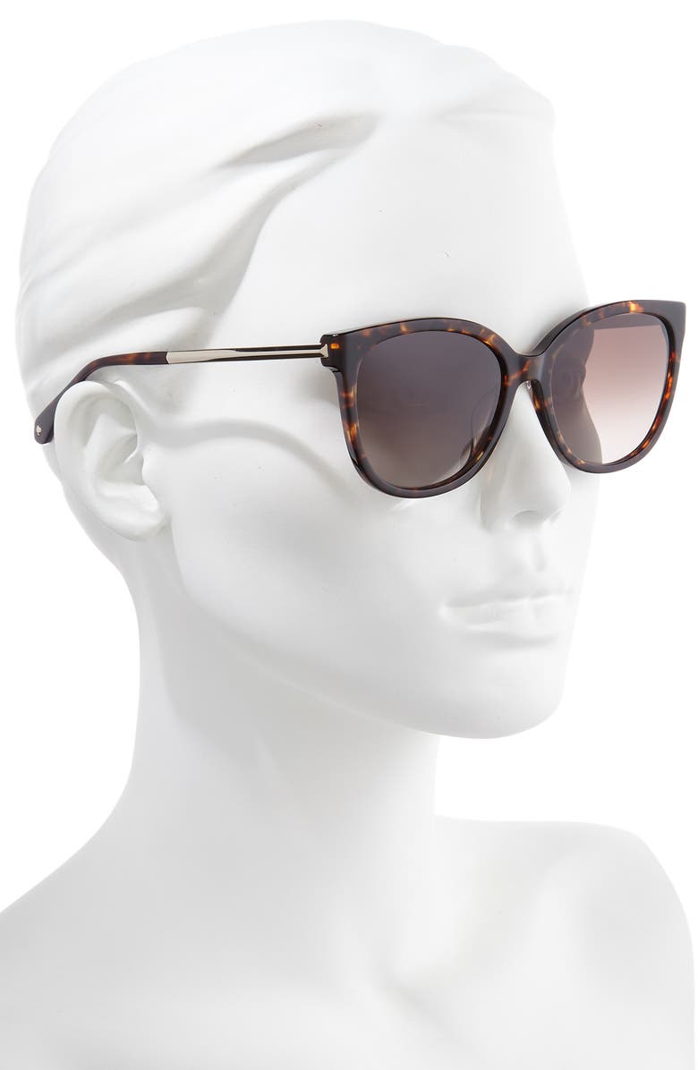 kate spade new york britton 55mm cat eye sunglasses, Alternate, color, 