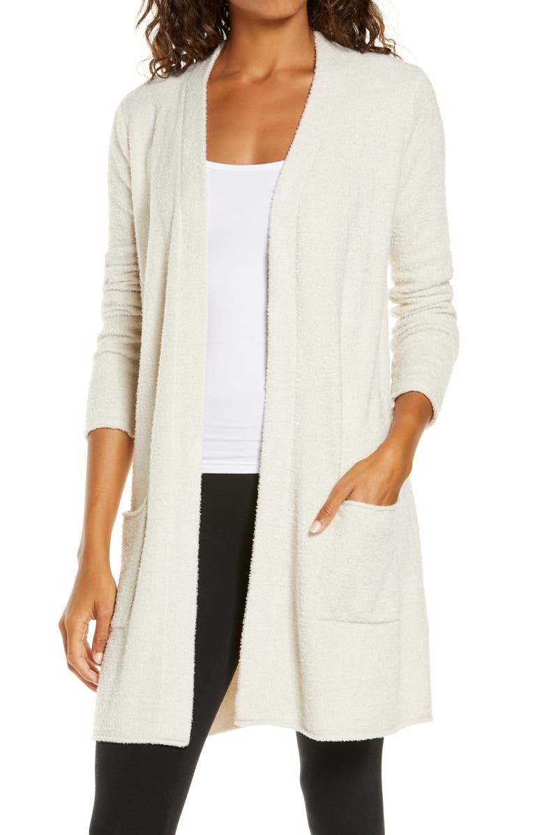 BAREFOOT DREAMS<SUP>®</SUP> CozyChic Lite<sup>®</sup> Long Cardigan, Main, color, BISQUE