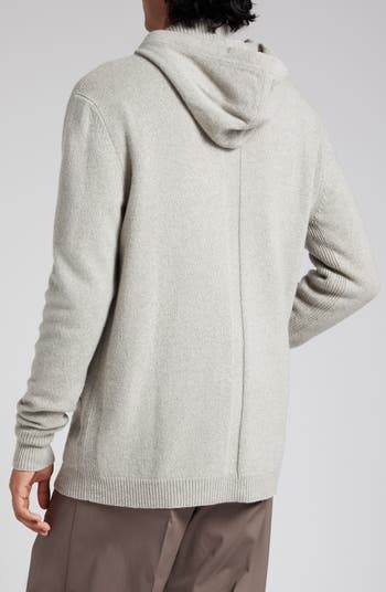 Cashmere & Wool Zip Hoodie Sweater
