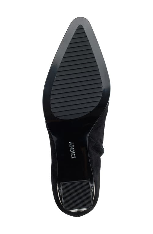 Shop Dkny Sunny Pointed Toe Bootie In Black