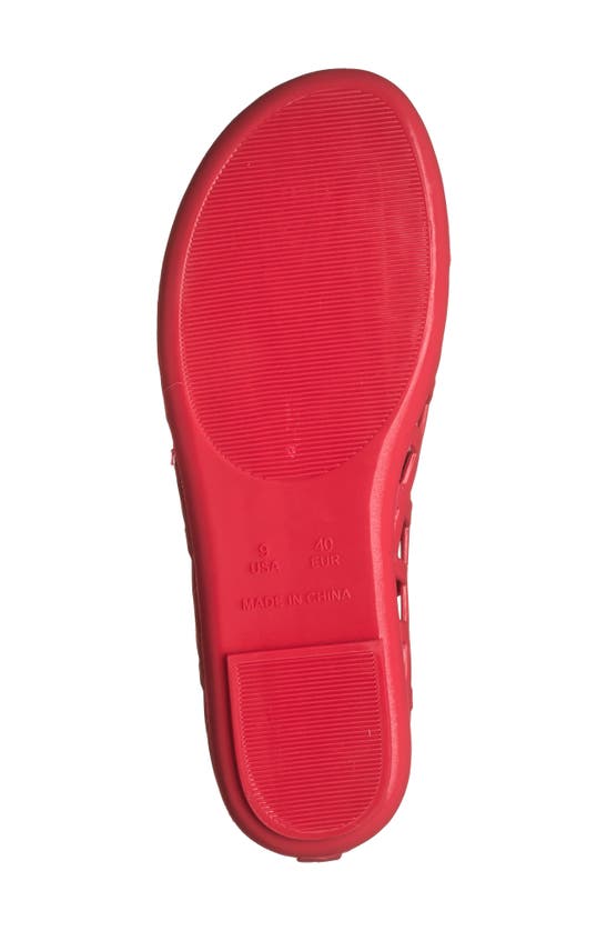 Shop Jeffrey Campbell Jellz Slip-on In Red Matte
