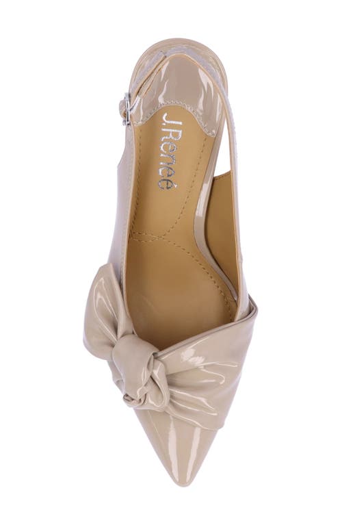 Shop J. Reneé Lenore Pointed Toe Slingback Pump In Taupe