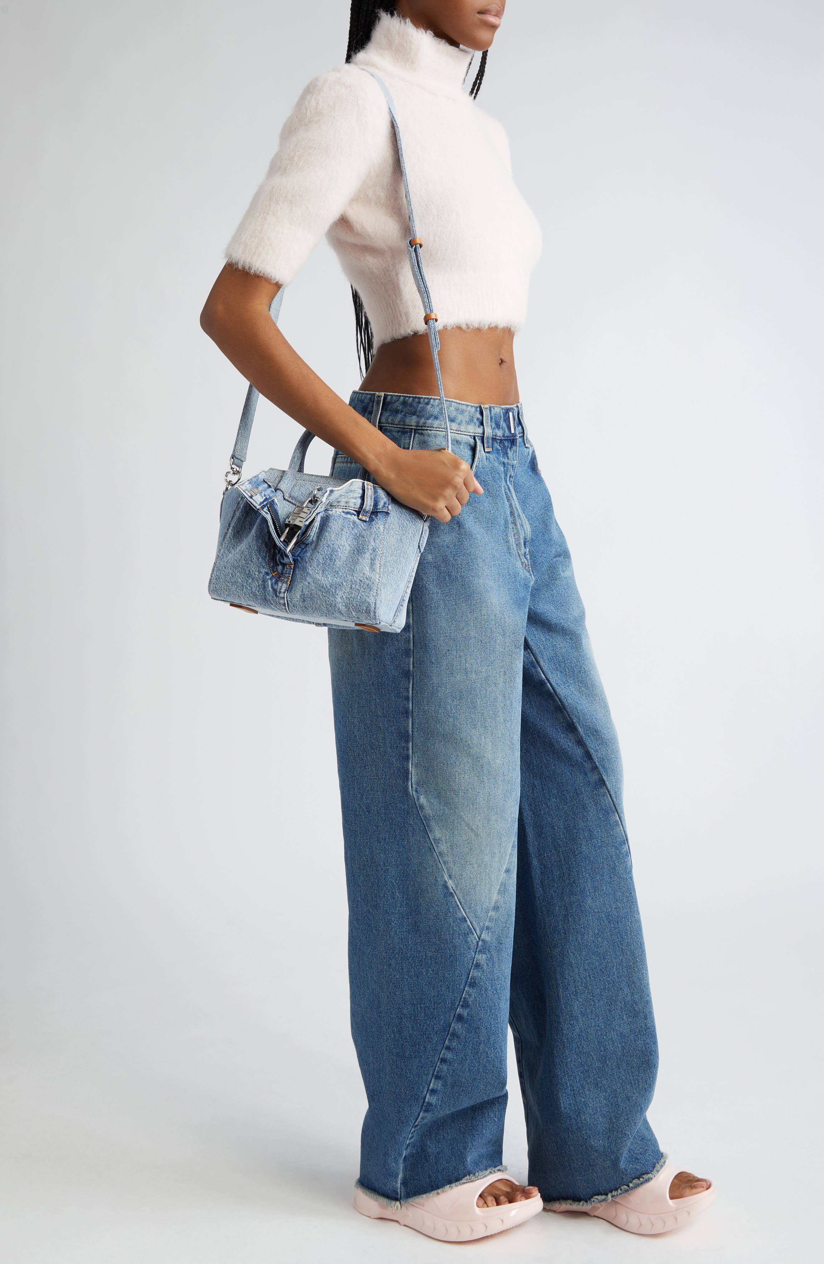 Givenchy Mini Antigona Lock Jeans Handbag Nordstrom