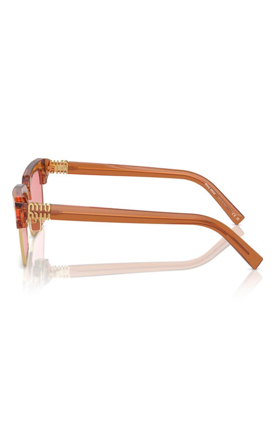 Miu Miu 54mm Square Sunglasses In Pink