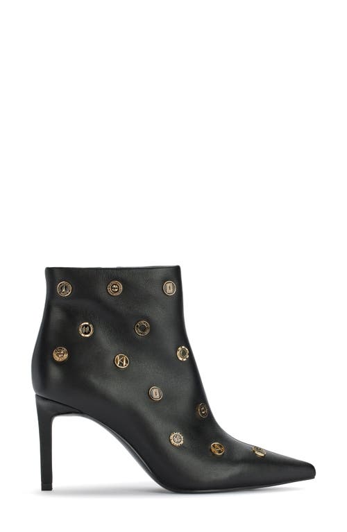 Shop Karl Lagerfeld Paris Saina Bootie In Black