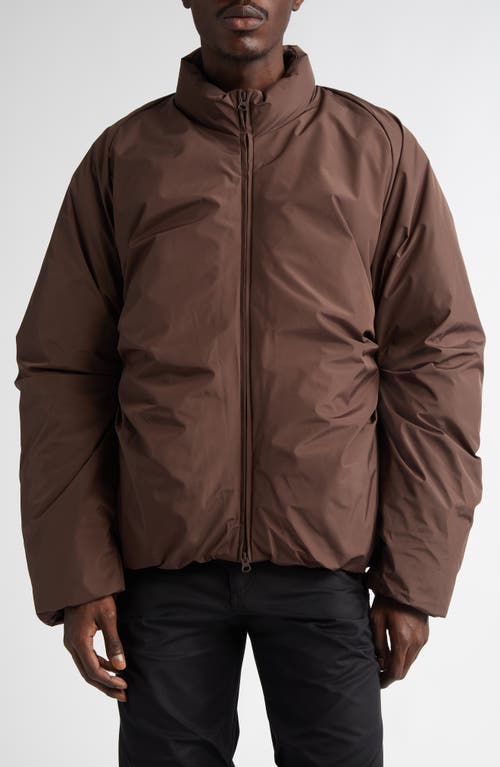 POST ARCHIVE FACTION 7.0 Down Right Water Repellent 700 Fill Power Down Jacket in Brown 