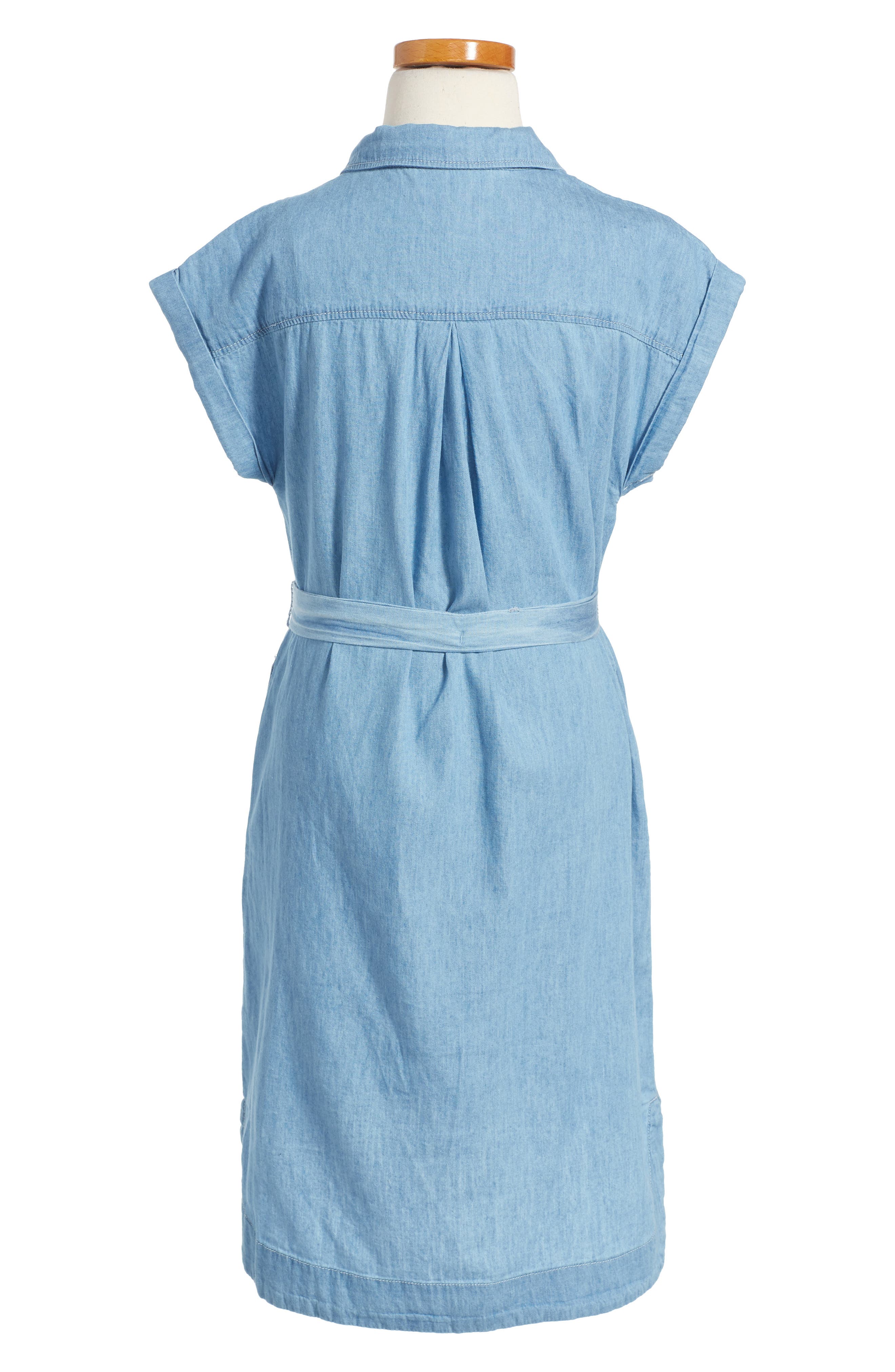 calvin klein chambray dress