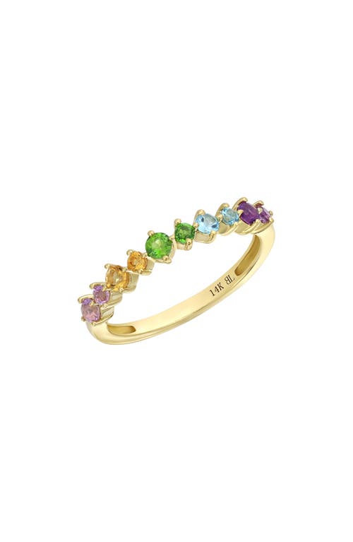 Bony Levy 14K Gold Semiprecious Stone Stackable Ring Yellow at Nordstrom