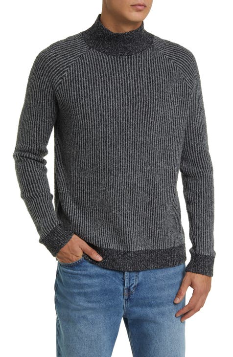 Grey Turtleneck Sweaters