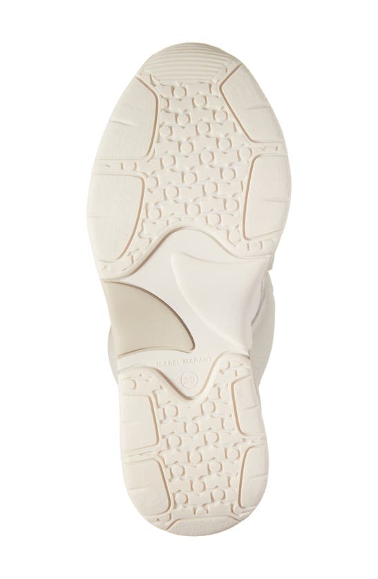 Shop Isabel Marant Balskee Hidden Wedge High Top Sneaker In White