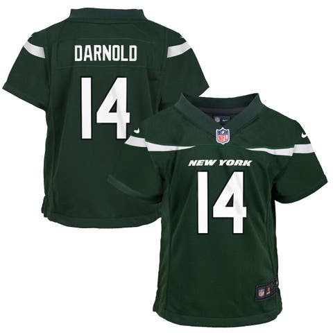 New Nike Men's New York Jets Football 14 Sam Darnold Jersey, Black, Sz Large