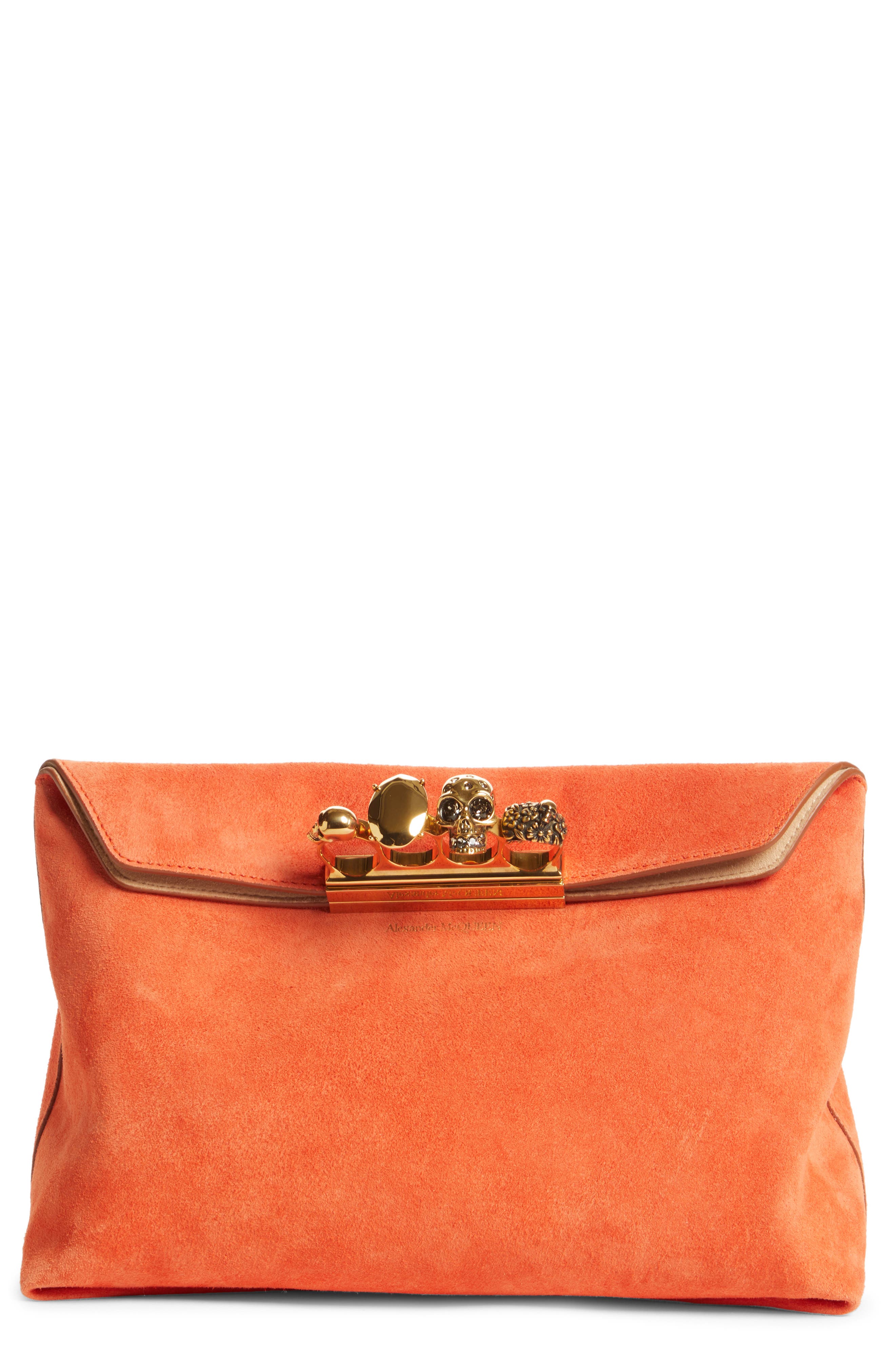 Orange purse designer hot sale