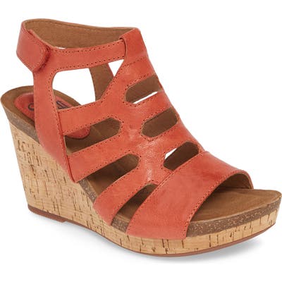 Sofft Courtnee Wedge Sandal- Red