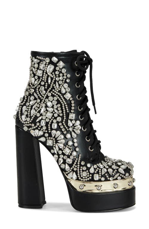 Shop Azalea Wang Lilybell Platform Bootie In Black