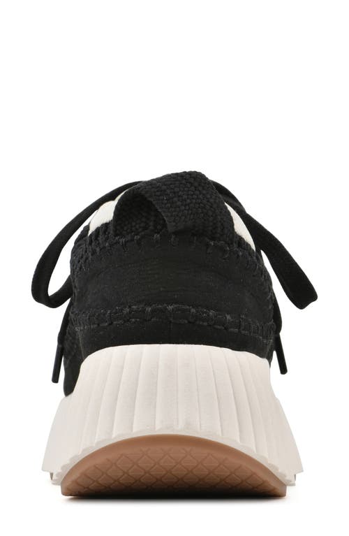 Shop White Mountain Footwear Dynastic Knit Sneaker In Black/fabric