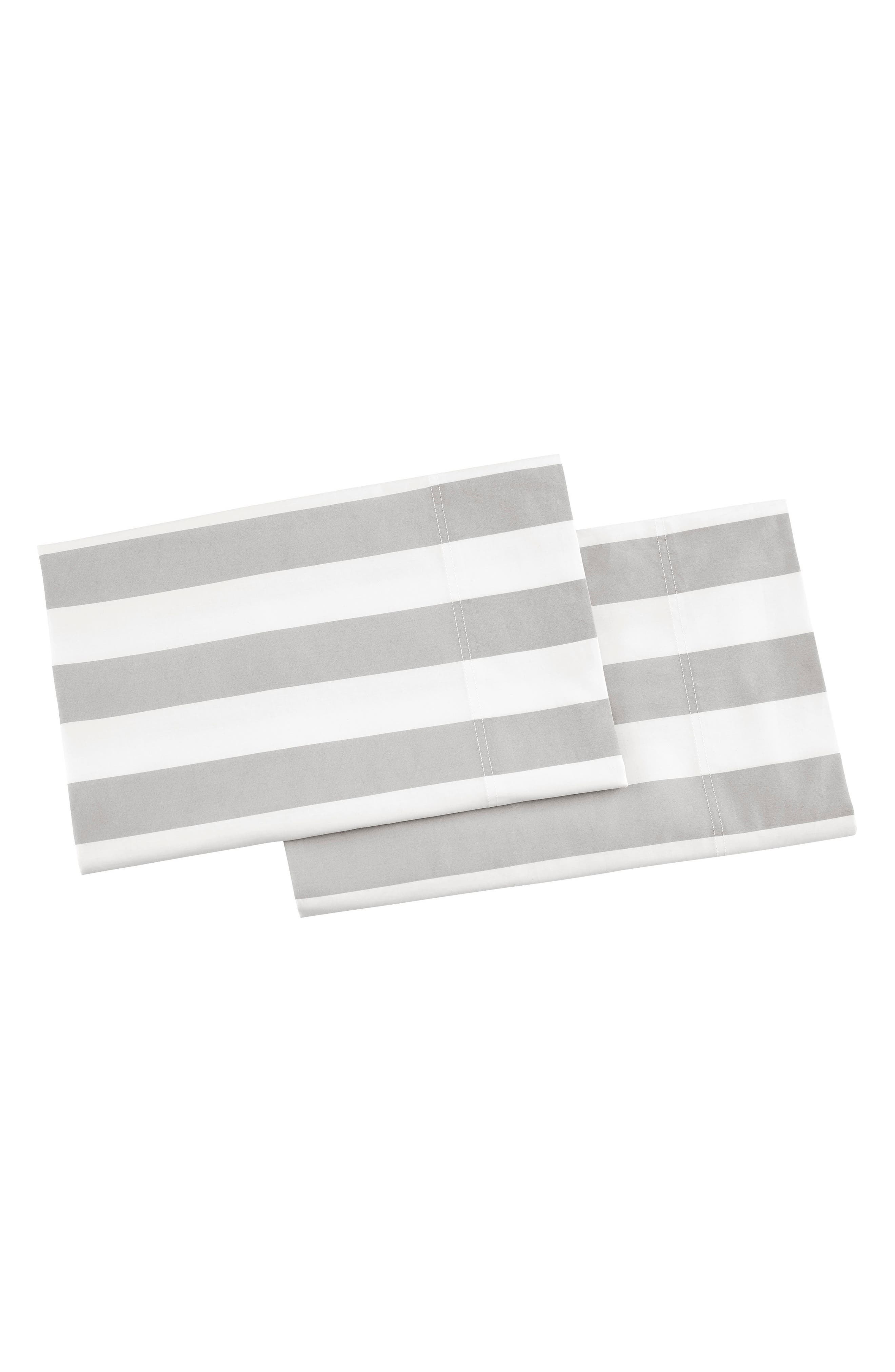 UPC 883893618664 product image for Marimekko Kesahelle Stripe Pillowcases, Size King - Grey | upcitemdb.com