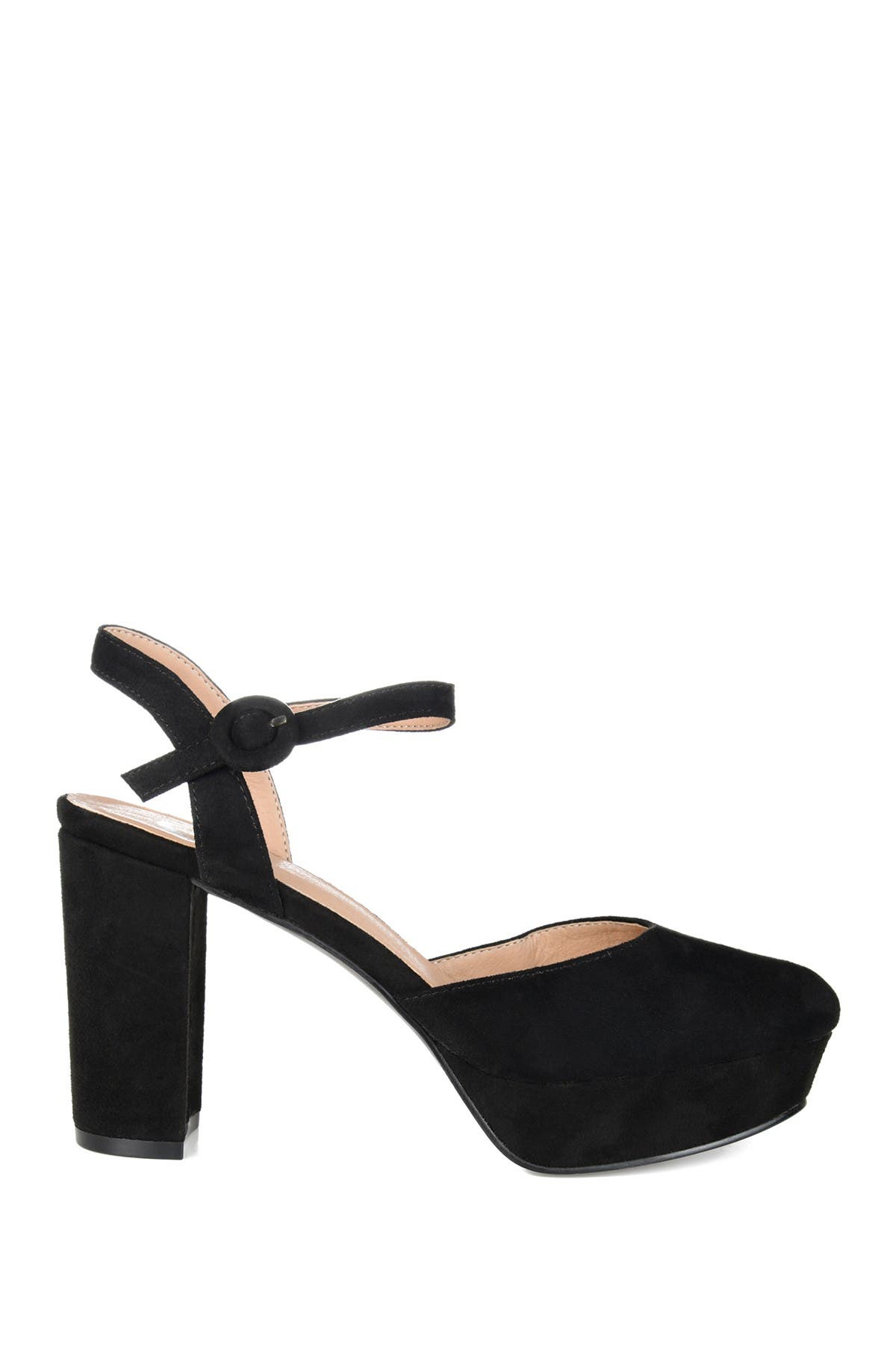 Journee Collection Roslynn Platform Pump Wide Width (Women