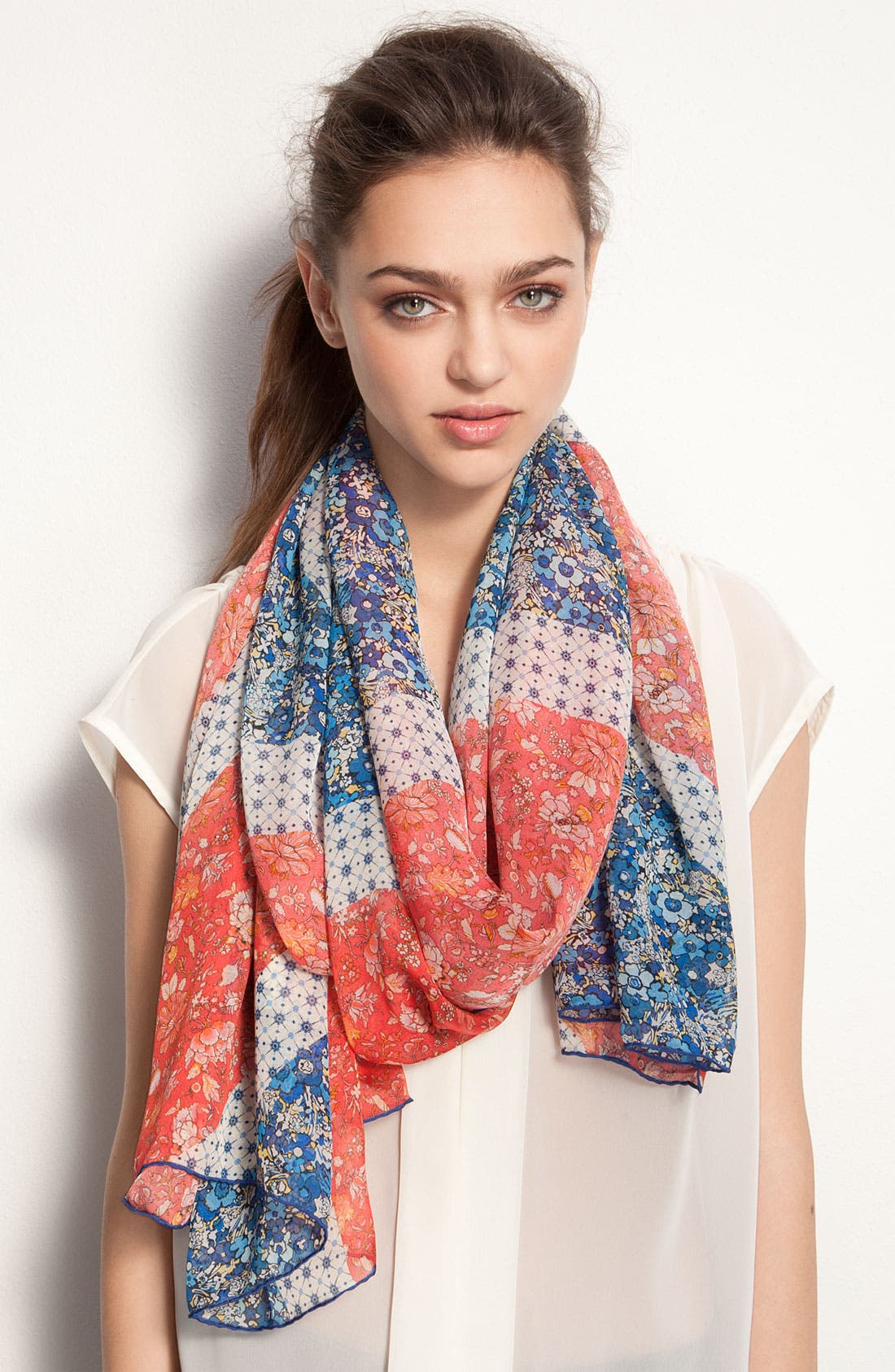 Liberty London 'Union Jack' Silk Scarf Nordstrom