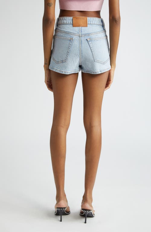 Alexander Wang Mid Rise Strerch Skort In Bleach