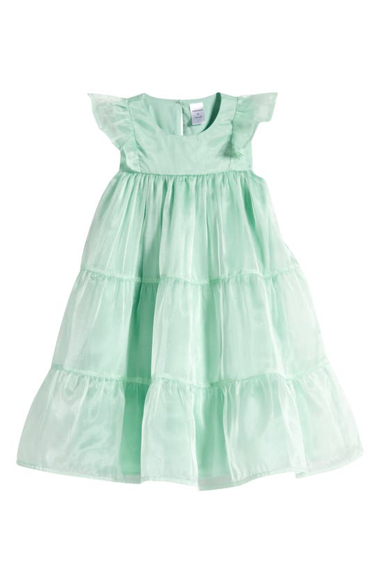 Nordstrom Kids' Tiered Party Dress In Green Pale Jade