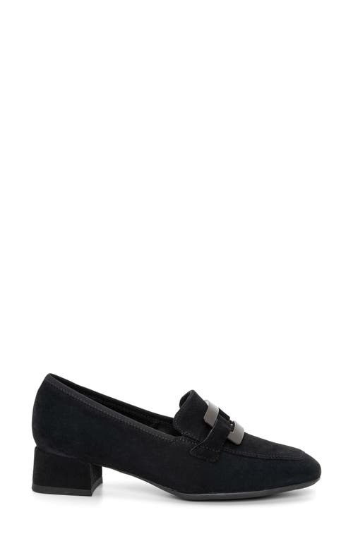Ara Glimmer Loafer Pump In Black