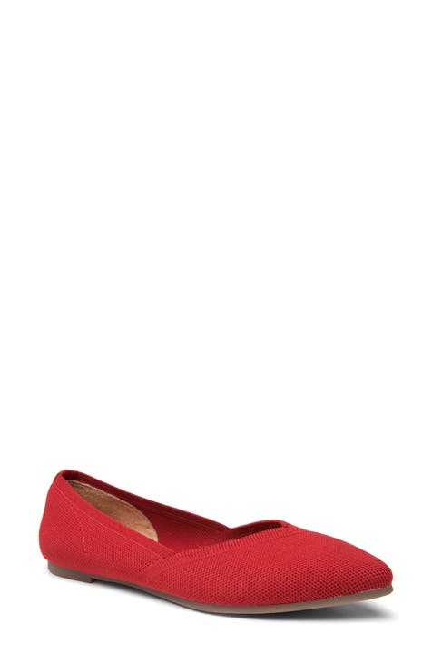 nordstrom red flats