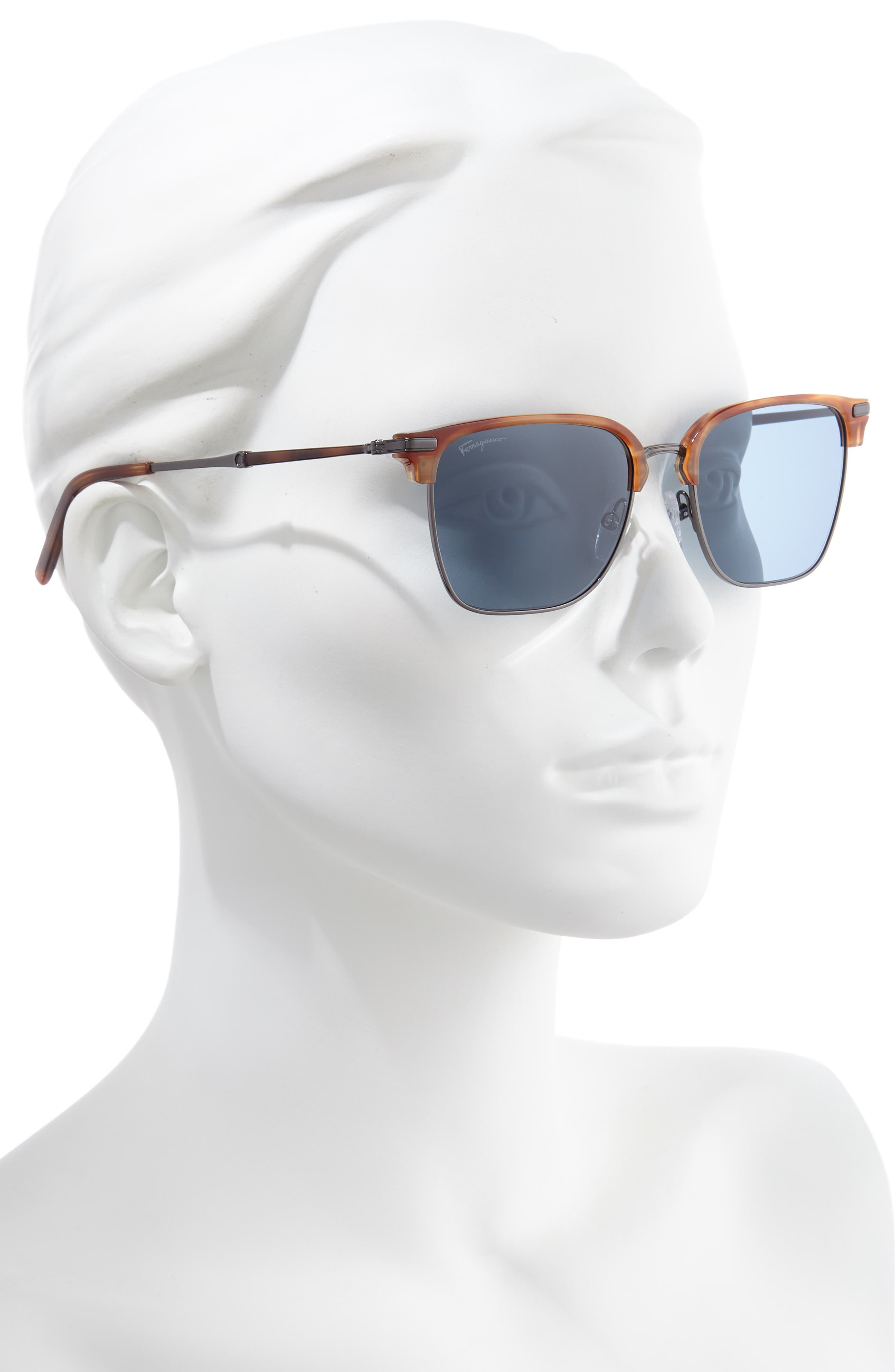 Salvatore ferragamo 53mm square sunglasses Clearance