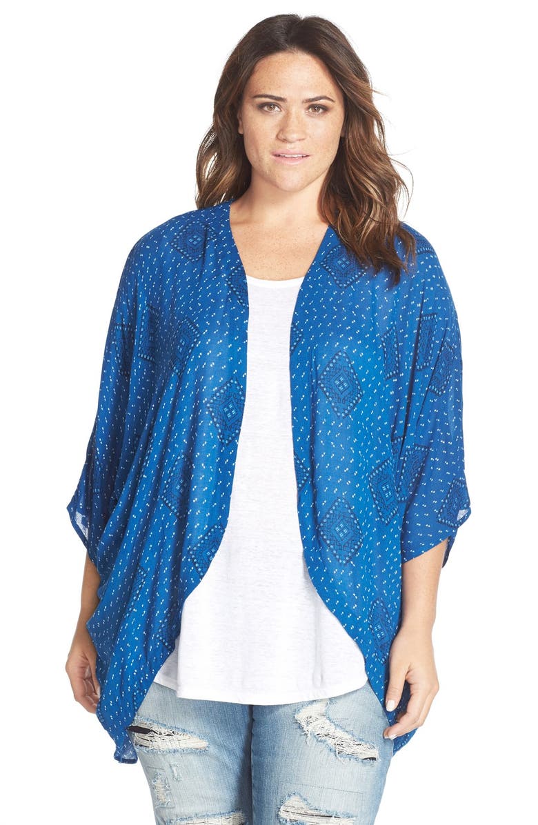 Lucky Brand Kimono Jacket (Plus Size) | Nordstrom